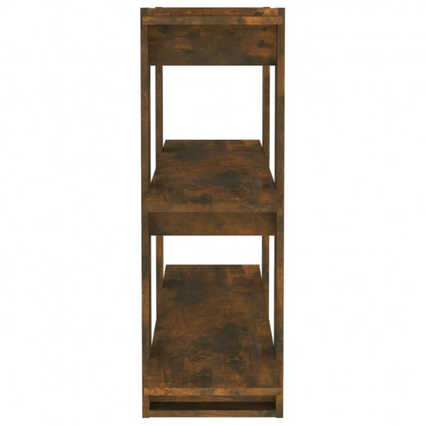 Estante/divisória 100x30x87 cm cor carvalho fumado M 4