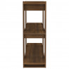 Estantería/divisor de espacios roble marrón 100x30x87 cm 4