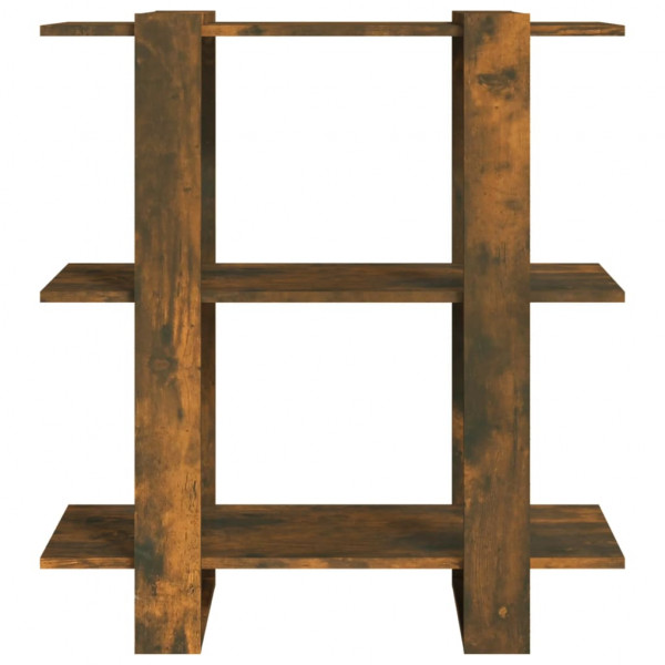 Estante/divisória 80x30x87 cm cor carvalho fumado M 5