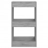 Estantería/divisor de espacios gris Sonoma 40x30x72 cm 3