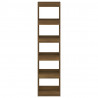 Estantería/divisor de espacios color roble marrón 40x30x166 cm 5