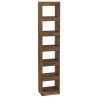 Estantería/divisor de espacios color roble ahumado 40x30x198 cm 2