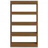 Estantería/divisor madera ingeniería marrón roble 80x30x135 cm 5