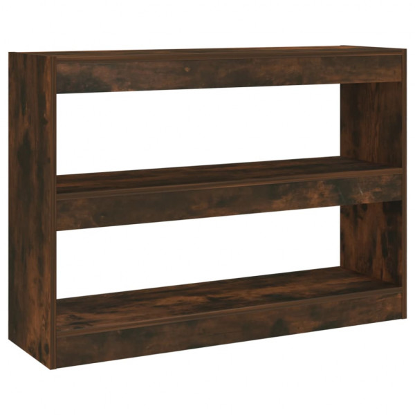 Estante/divisória 100x30x72 cm cor carvalho fumado M 2