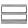 Estantería/divisor de espacios gris Sonoma 100x30x72 cm 2