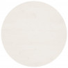 Tampo de mesa pinho maciço Ø80x2.5 cm branco 1