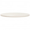 Tampo de mesa pinho maciço Ø80x2.5 cm branco 2