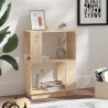 Estantería/divisor de espacios madera maciza pino 51x25x70 cm 3