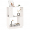 Estante/divisória 51x25x70 cm pinho maciço branco 4