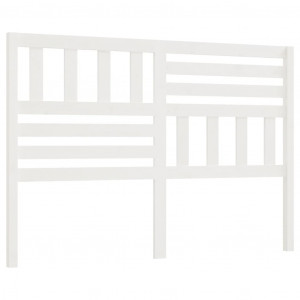 Cabecero de cama madera maciza de pino blanco 156x4x100 cm H