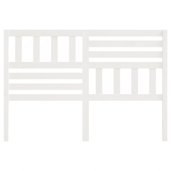 Cabecero de cama madera maciza de pino blanco 156x4x100 cm M 4