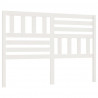 Cabeceira de cama 166x4x100 cm pinho maciço branco 2