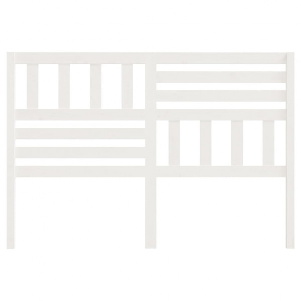 Cabeceira de cama 166x4x100 cm pinho maciço branco M 4