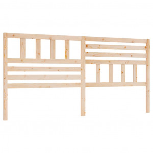 Cabecero de cama madera maciza de pino 186x4x100 cm H