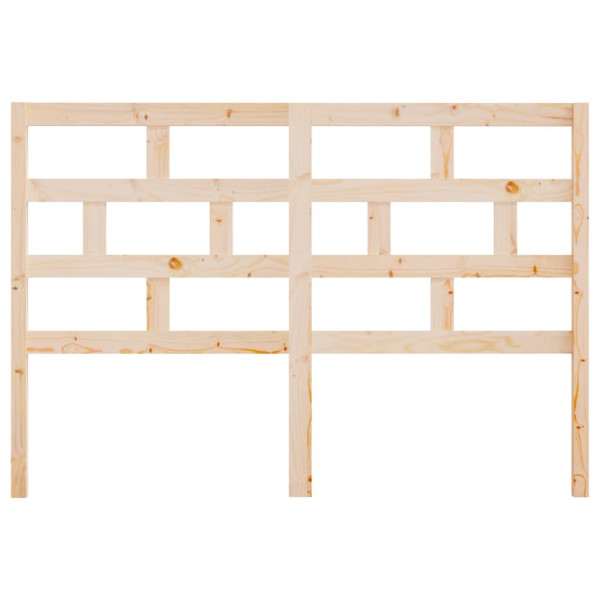 Cabecero de cama madera maciza de pino 166x4x100 cm M 4