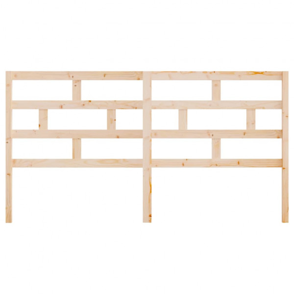 Cabecero de cama madera maciza de pino 186x4x100 cm M 4