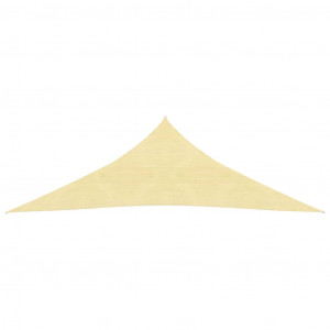 Toldo de vela HDPE beige 160 g/m² 4x4x5.8 m H
