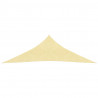 Toldo de vela HDPE beige 160 g/m² 4x4x5.8 m 2