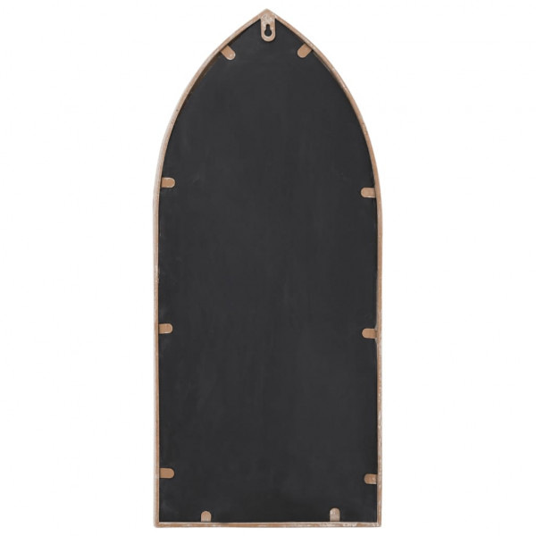 Espelho de jardim p/ uso exterior ferro 70x30 cm cor de areia M 4