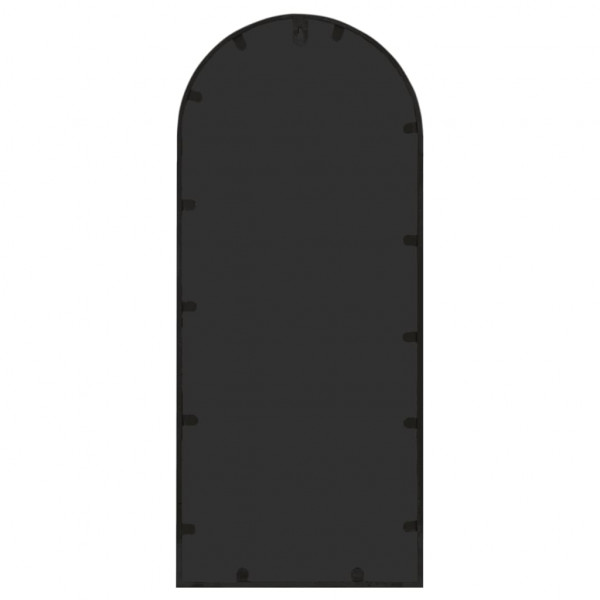 Espelho de jardim p/ uso exterior ferro 100x45 cm preto M 4