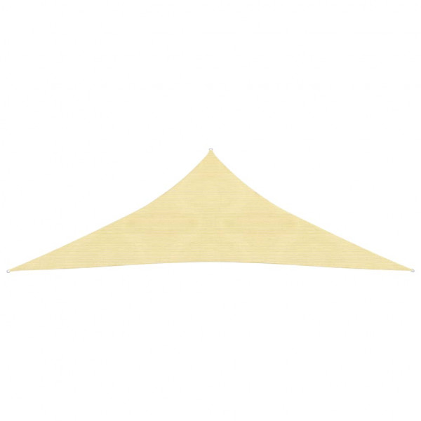 Toldo de vela HDPE beige 160 g/m² 3.5x3.5x4.9 m M 2