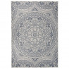 Tapete de tecido plano para exterior 140x200 cm padrão azul 1
