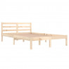 Estructura de cama madera maciza de pino 120x200 cm 3