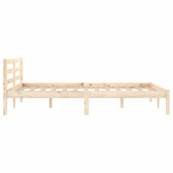 Estructura de cama madera maciza de pino 120x200 cm M 5