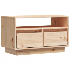 Mueble de TV de madera maciza de pino 60x35x37 cm H