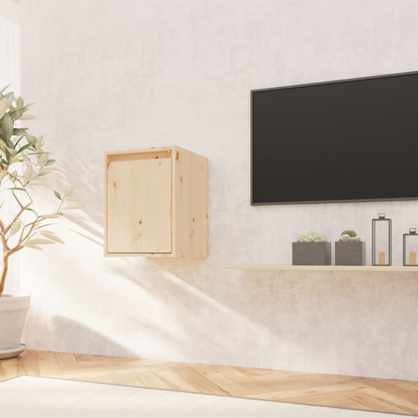 Armario de pared de madera maciza de pino 30x30x40 cm M 3