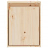 Armario de pared de madera maciza de pino 30x30x40 cm 5