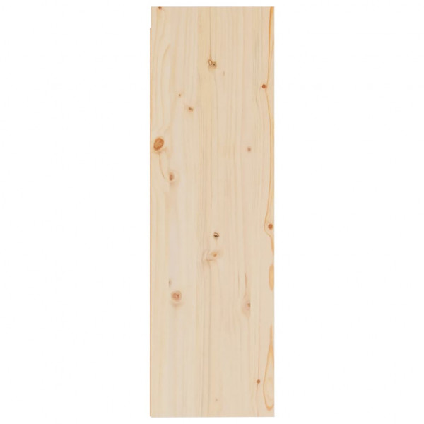 Armario de pared 2 unidades madera maciza de pino 30x30x100 cm M 5