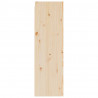 Armario de pared 2 unidades madera maciza de pino 30x30x100 cm 5