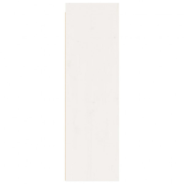 Armários de parede 2 pcs 30x30x100 cm pinho maciço branco M 5