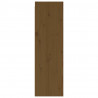 Armário de parede 30x30x100 cm pinho maciço castanho mel 4