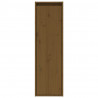Armários de parede 2 pcs 30x30x100 cm pinho maciço castanho mel 4