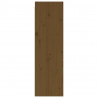 Armários de parede 2 pcs 30x30x100 cm pinho maciço castanho mel 5