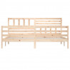 Estructura de cama madera maciza Super King 6FT 180x200 cm 4