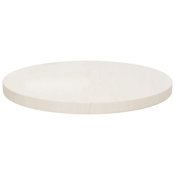 Superficie de mesa madera maciza de pino blanco Ø40x2.5 cm M 2