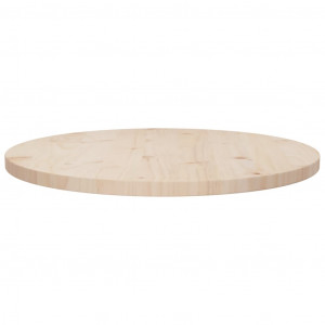 Superficie de mesa madera maciza de pino Ø60x2.5 cm H
