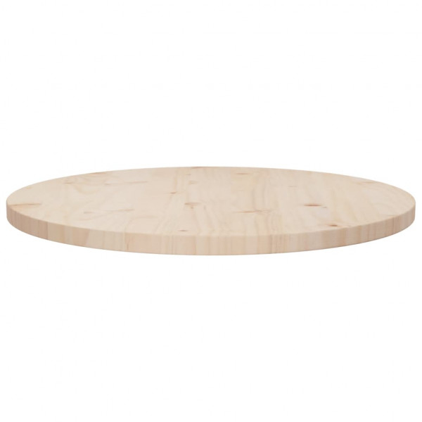 Superficie de mesa madera maciza de pino Ø60x2.5 cm M 2