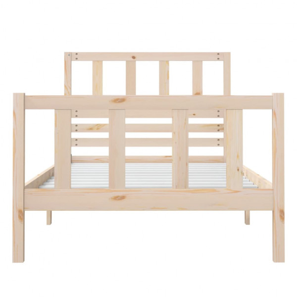 Estructura de cama madera maciza 3FT individual 90x190 cm M 4