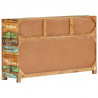 Aparador de madeira maciça reciclada 110x35x65 cm 5