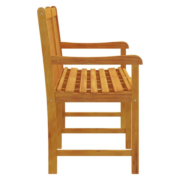 Banco de jardín 150 cm madera maciza de acacia M 4