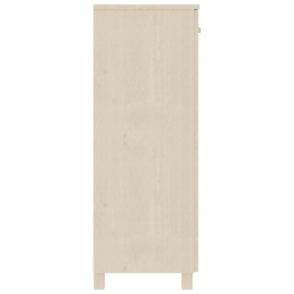 Zapatero HAMAR madera pino maciza marrón miel 85x40x108 cm M 4