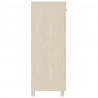 Sapateira HAMAR 85x40x108 cm pinho maciço castanho-mel 4