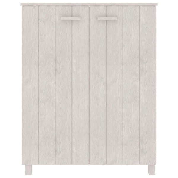 Sapateira HAMAR 85x40x108 cm pinho maciço branco M 3
