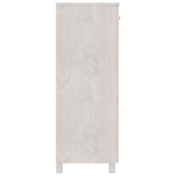 Sapateira HAMAR 85x40x108 cm pinho maciço branco M 4