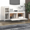 Muebles para TV 2 piezas madera maciza de pino blanco 3