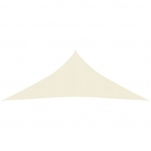 Toldo de vela HDPE color crema 160 g/m² 4.5x4.5x4.5 m H